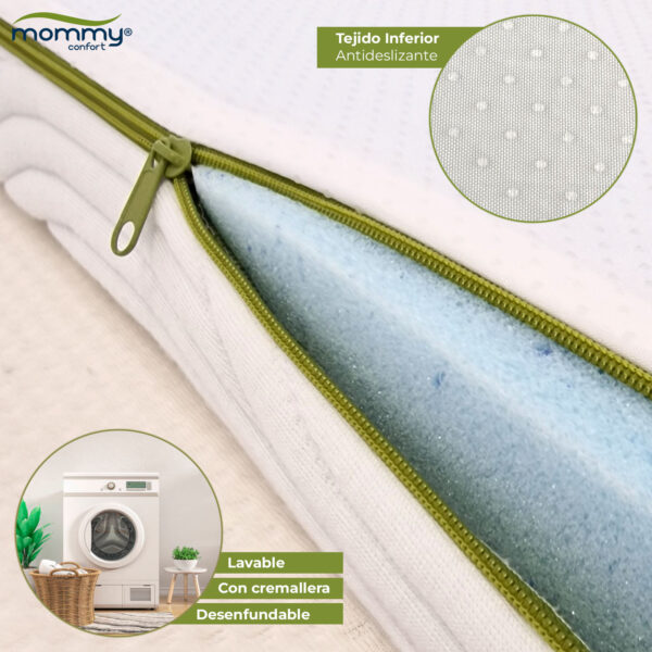 Funda de topper lavable