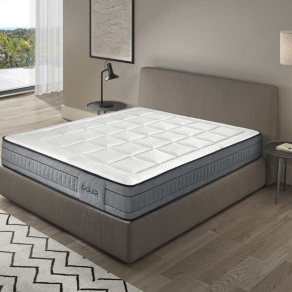 Colchón Polar de muelles encascados y viscoelástica de alta gama.